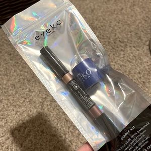 Eyeko Double Act Shadow Stick with sharpener- cookies and cream